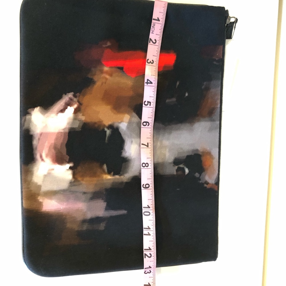 Givenchy Doberman Cotton Pouch/ Clutch 13” x 9.5” - Picture 6 of 8